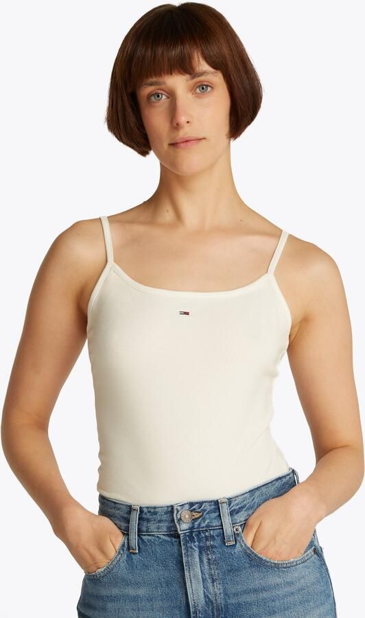 Tommy Jeans Curve Top met spaghettibandjes TJW ESSENTIAL STRAP TOP EXT in grote maten spaghettibandjes - Foto 9