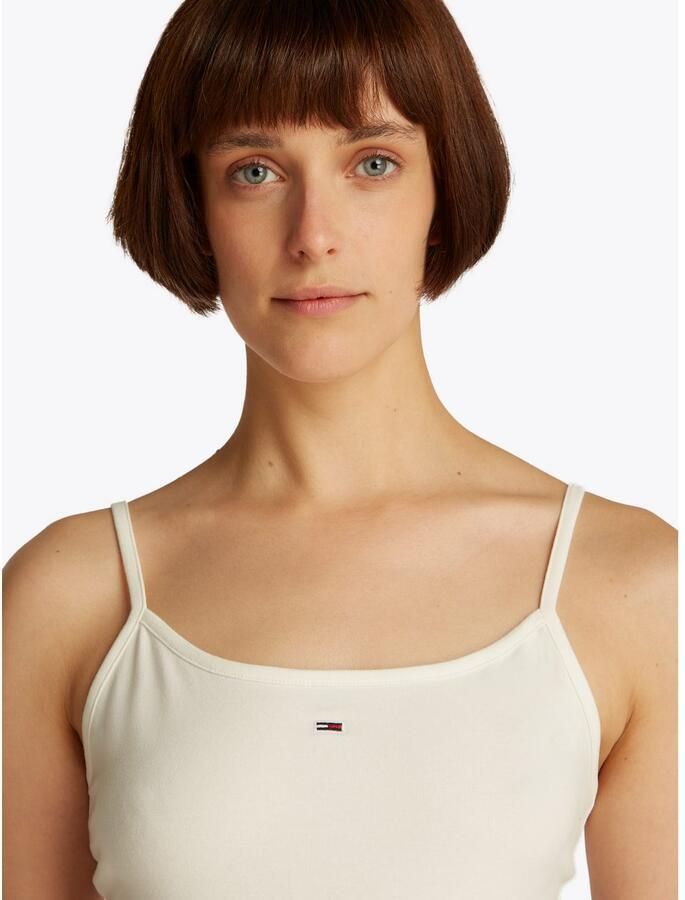 Tommy Jeans Curve Top met spaghettibandjes TJW ESSENTIAL STRAP TOP EXT in grote maten spaghettibandjes