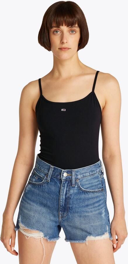 Tommy Jeans Curve Top met spaghettibandjes TJW ESSENTIAL STRAP TOP EXT in grote maten spaghettibandjes - Foto 9