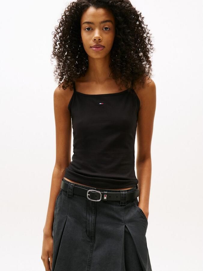 Tommy Jeans Curve Top met spaghettibandjes TJW ESSENTIAL STRAP TOP EXT in grote maten spaghettibandjes - Foto 5