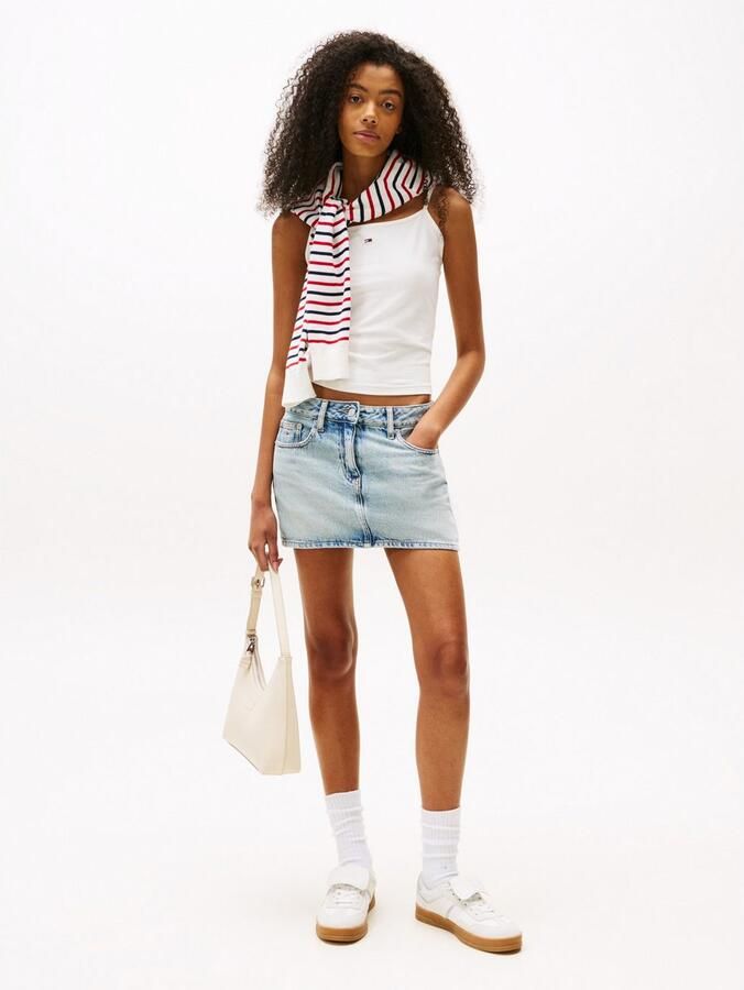 Tommy Jeans Curve Top met spaghettibandjes TJW ESSENTIAL STRAP TOP EXT in grote maten spaghettibandjes - Foto 4