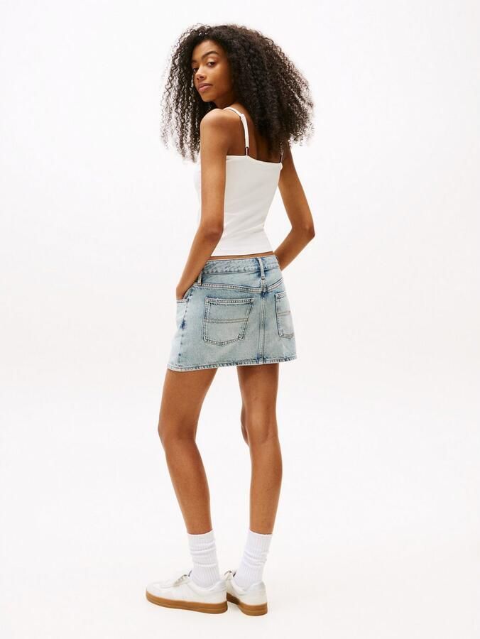 Tommy Jeans Curve Top met spaghettibandjes TJW ESSENTIAL STRAP TOP EXT in grote maten spaghettibandjes - Foto 7