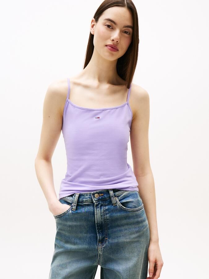 TOMMY JEANS Top met spaghettibandjes TJW ESSENTIAL STRAP TOP EXT - Foto 4