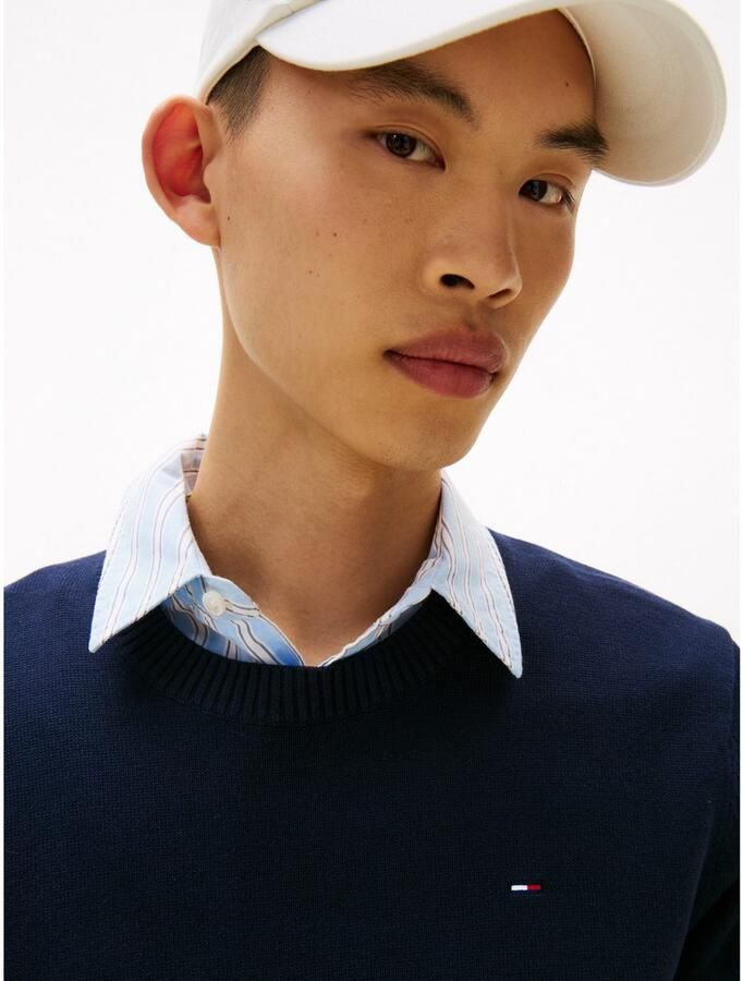 Tommy Hilfiger Blauwe Katoenen Gebreide Kleding Lente Zomer Mannen Blue Heren - Foto 4