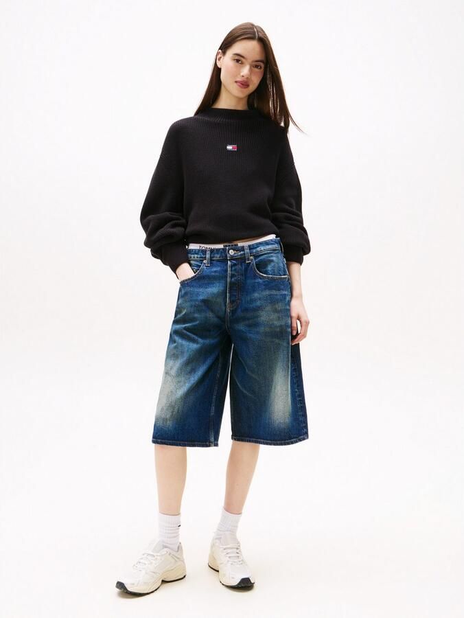 TOMMY JEANS Trui met staande kraag TJW MOCKNECK BADGE SWEATER - Foto 3