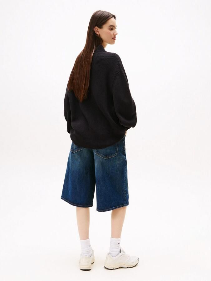 TOMMY JEANS Trui met staande kraag TJW MOCKNECK BADGE SWEATER - Foto 4