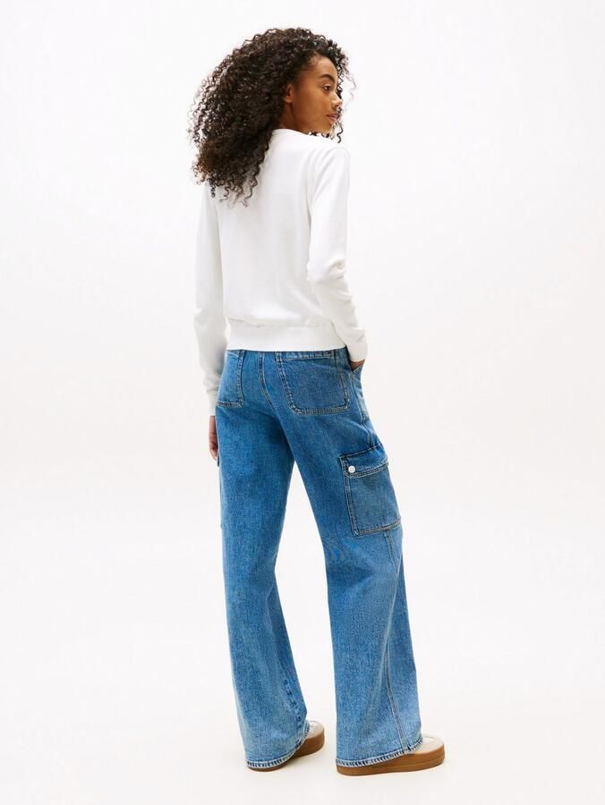 TOMMY JEANS Trui met V-hals TJW ESSENTIAL VNECK SWEATER EXT - Foto 3