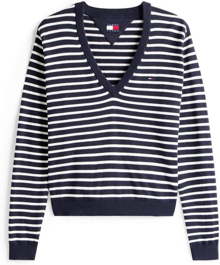 TOMMY JEANS Trui met V-hals TJW ESSENTIAL VNECK SWEATER EXT