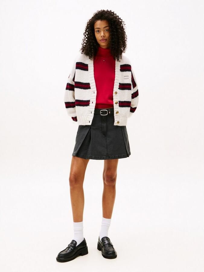 TOMMY JEANS Vest TJW BADGE STRIPE FLUFF CARDI EXT - Foto 5