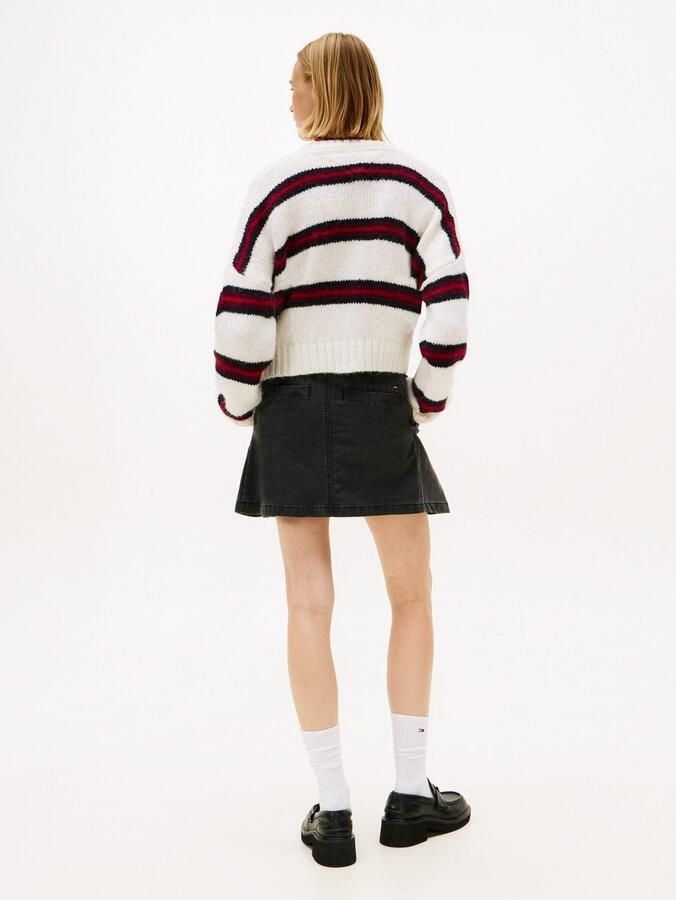 TOMMY JEANS Vest TJW BADGE STRIPE FLUFF CARDI EXT - Foto 7