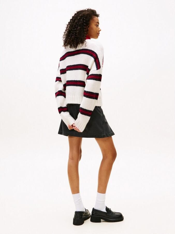 TOMMY JEANS Vest TJW BADGE STRIPE FLUFF CARDI EXT - Foto 8