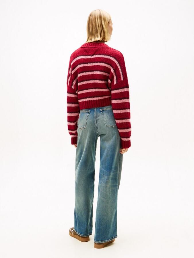 TOMMY JEANS Vest TJW BADGE STRIPE FLUFF CARDI EXT - Foto 6