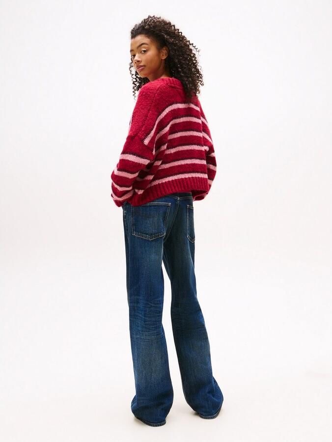 TOMMY JEANS Vest TJW BADGE STRIPE FLUFF CARDI EXT - Foto 7