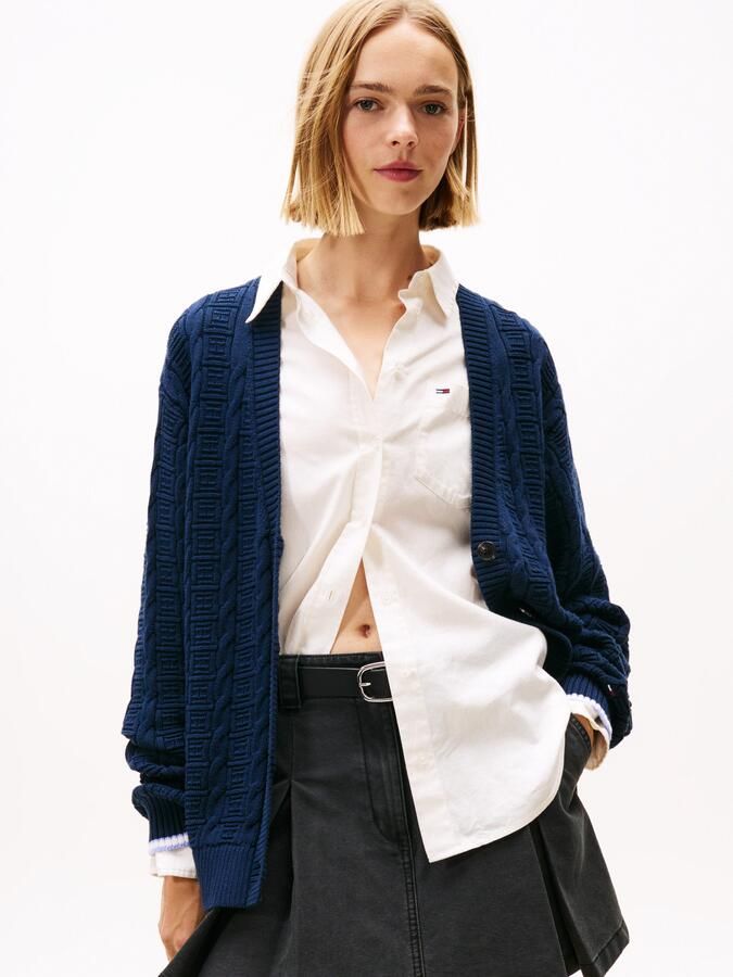 TOMMY JEANS Vest TJW CABLE CARDIGAN - Foto 5