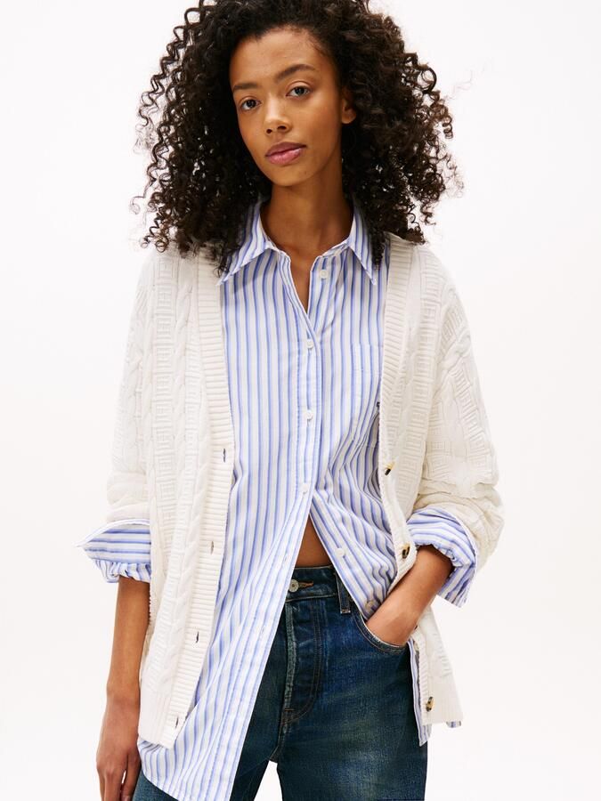 TOMMY JEANS Vest TJW CABLE CARDIGAN - Foto 5