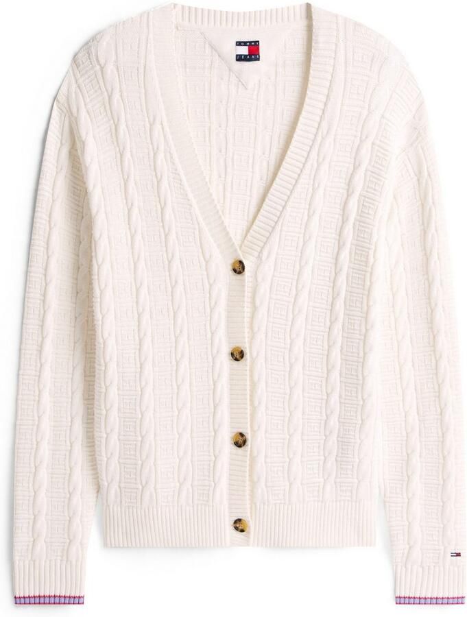 TOMMY JEANS Vest TJW CABLE CARDIGAN