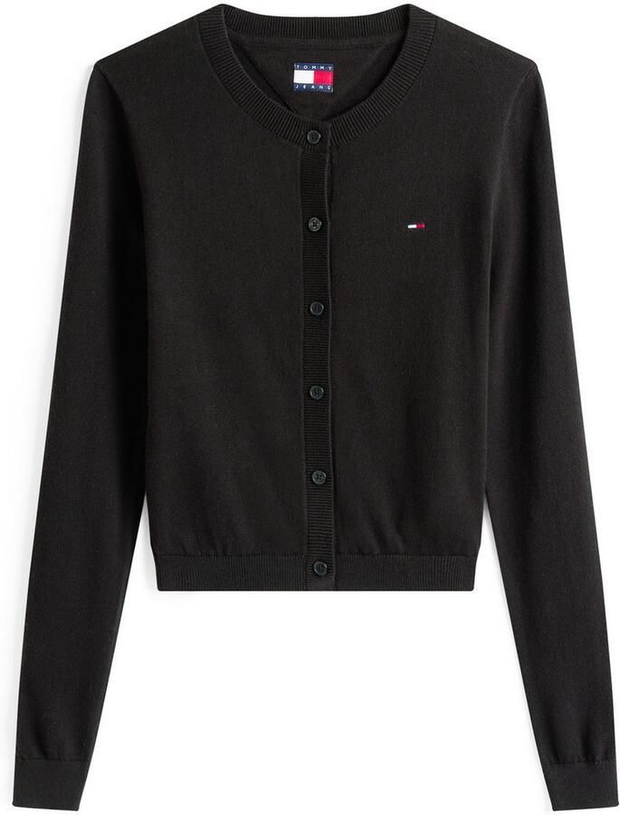 TOMMY JEANS Vest TJW ESSENTIAL CREW NECK CARDIGAN