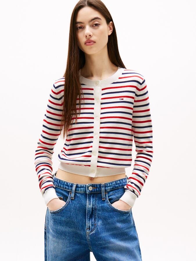 TOMMY JEANS Vest TJW ESSENTIAL CREW NECK CARDIGAN - Foto 7