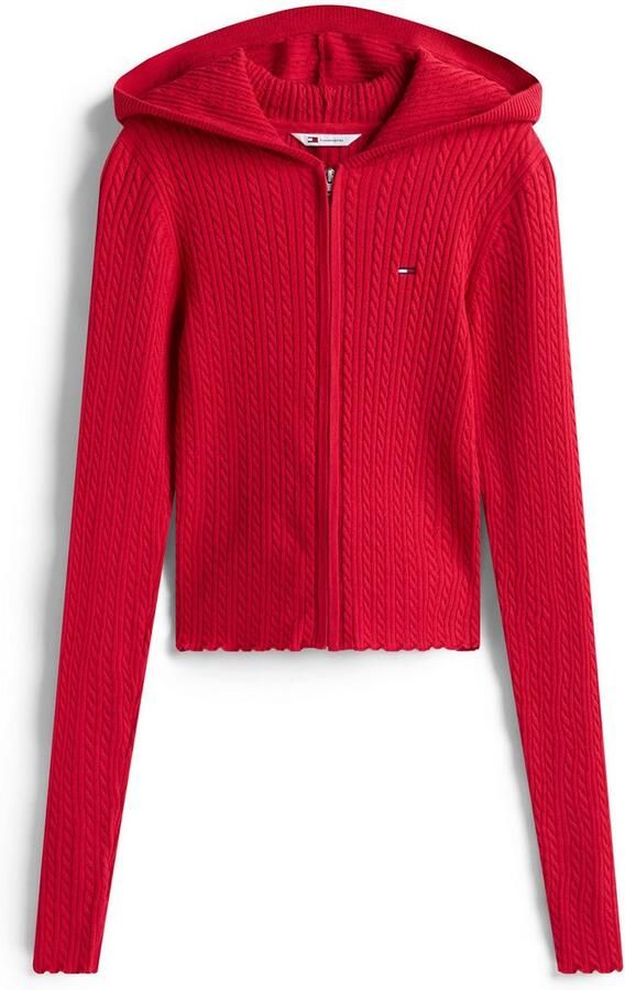 TOMMY JEANS Vest TJW ESSENTIAL ZIPPER HOOD CARDI - Foto 4