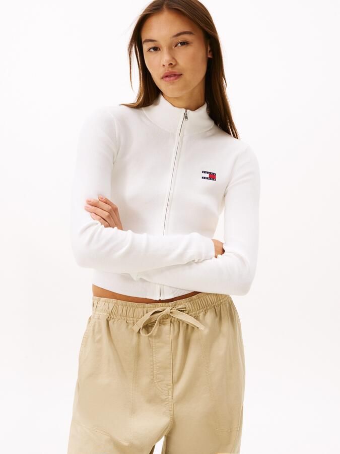 TOMMY JEANS Vest TJW ZIP HIGH NECK CARDIGAN EXT - Foto 5