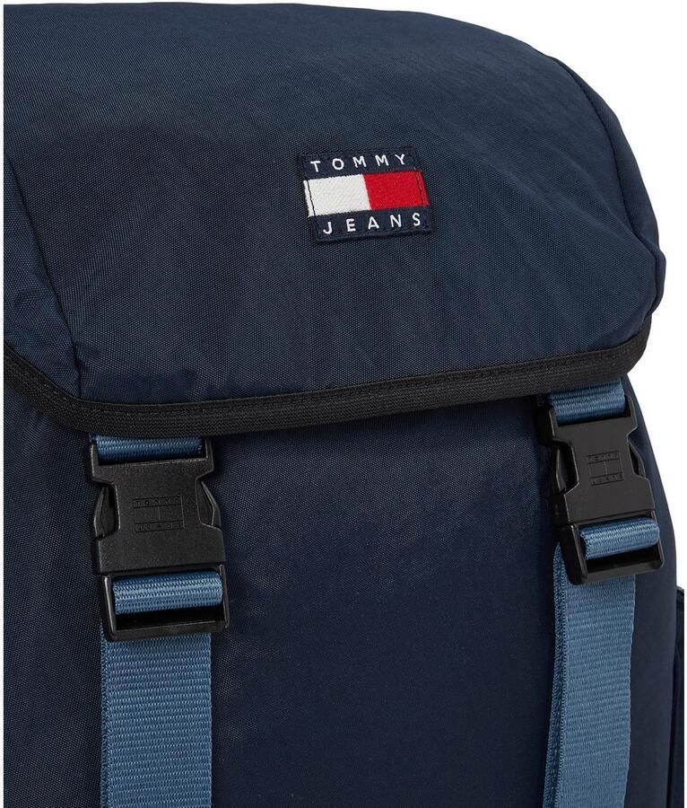 TOMMY JEANS Vrijetijdsrugzak TJM DAILY ELEVATED FLAP BACKPACK heren reistas outdoor rugzak reiserugzak met kliksluiting