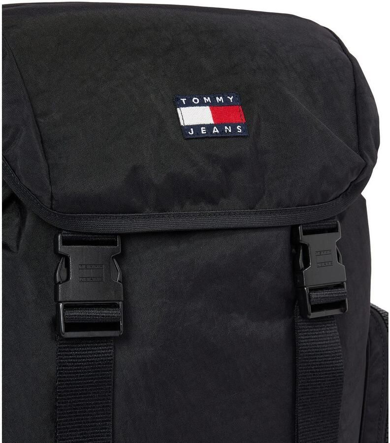 TOMMY JEANS Vrijetijdsrugzak TJM DAILY ELEVATED FLAP BACKPACK heren reistas outdoor rugzak reiserugzak met kliksluiting