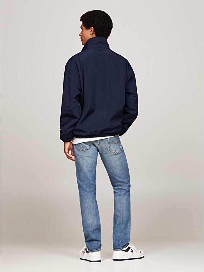 Tommy Jeans Blauwe Polyesterjas Heren Herfst Winter Collectie Blue Heren - Foto 2