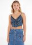 TOMMY JEANS Top TJW DITSY FLORAL LACE CAMI TOP met kanten beleg bij de hals - Thumbnail 2