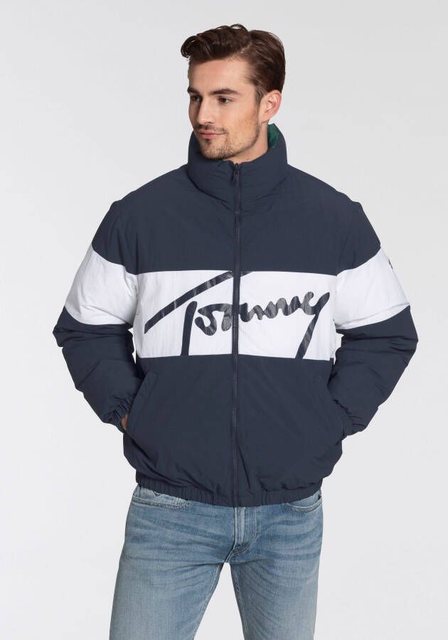 TOMMY JEANS Tweezijdig te dragen jack TJM REVERSIBLE SIGNATURE PUFFER