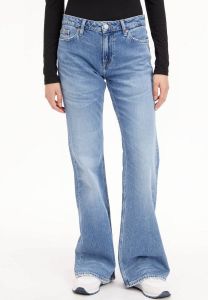 Tommy Jeans Flared cut jeans met labelpatch model 'SOPHIE'