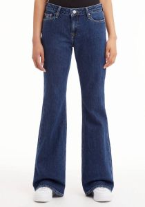 Tommy Jeans Flared fit jeans met labelstitching model 'SOPHIE'