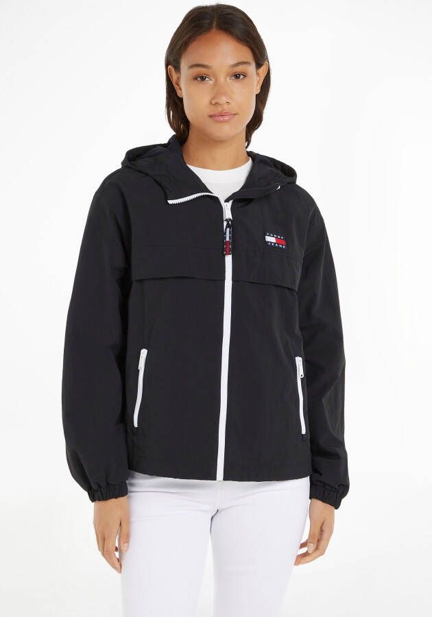 TOMMY JEANS Windbreaker TJW CHICAGO WINDBREAKER met -merklabel