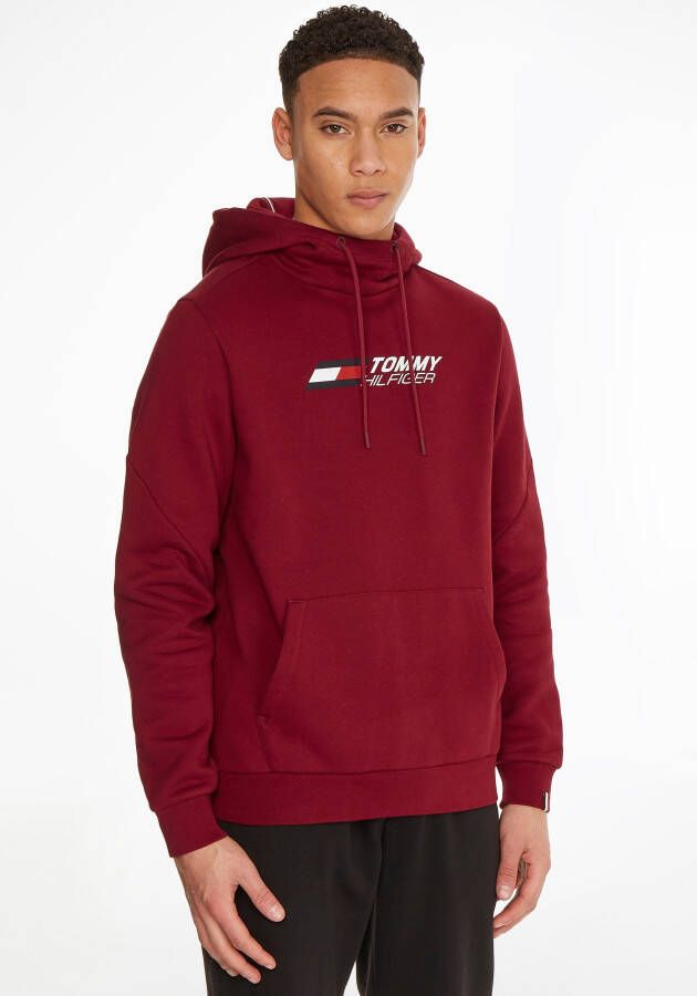 Tommy Hilfiger Essentials Hoody Hoodie Red Heren