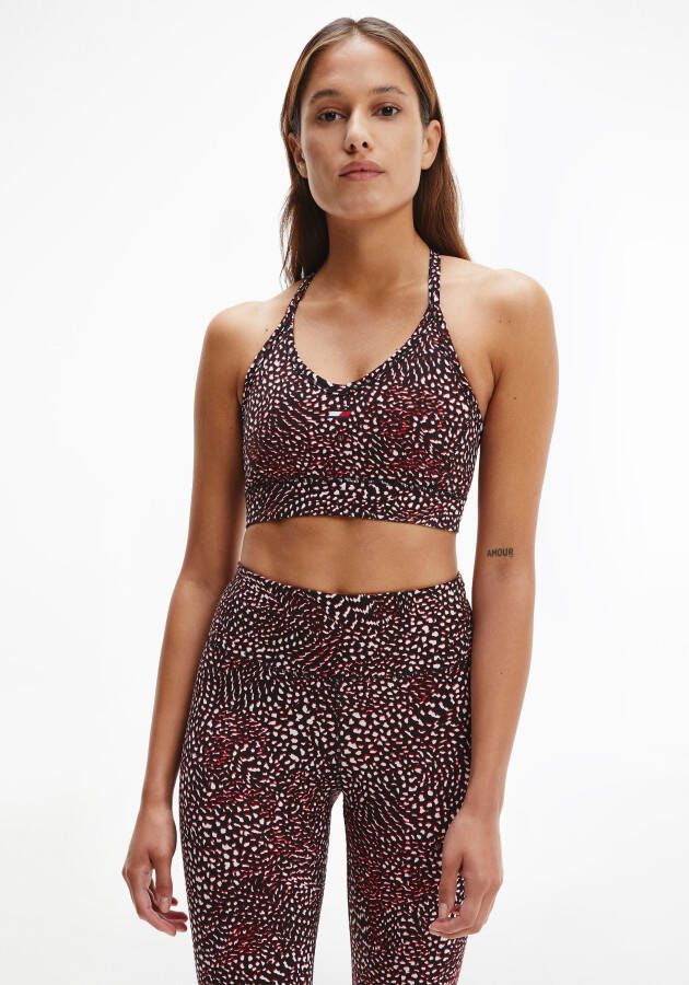 TOMMY SPORT Sportbustier LIGHT INTENSITY AOP STRAP BRA met print all-over