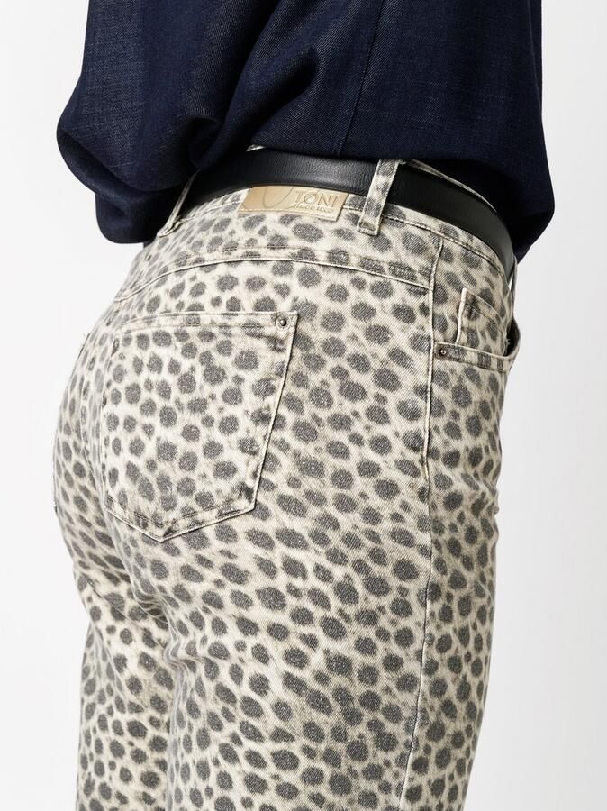 TONI 7 8 jeans Ella Cropped met luipaardprint - Foto 2
