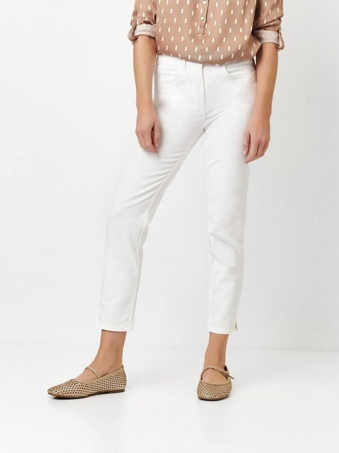 TONI 7 8 jeans gesplitst met stretch