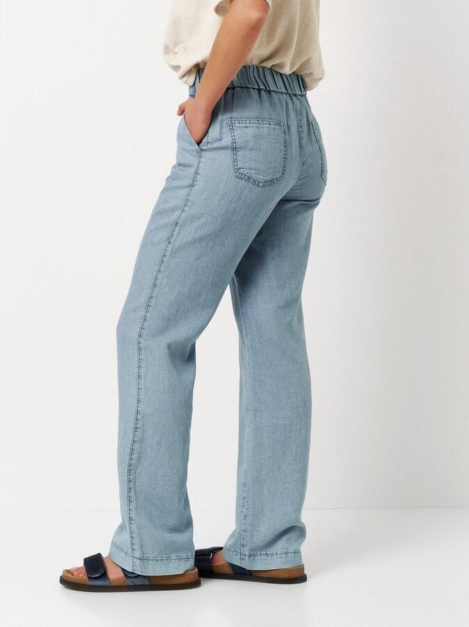 TONI Comfortbroek Pia Wide Zomerbroek in zomerse kwaliteit met linnen - Foto 4