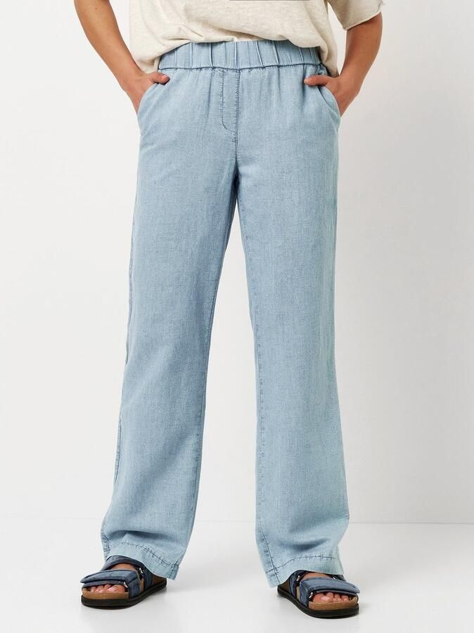 TONI Comfortbroek Pia Wide Zomerbroek in zomerse kwaliteit met linnen - Foto 2