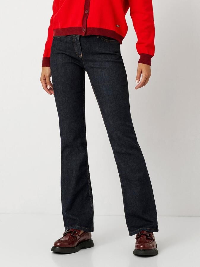 TONI Five-pocketsbroek Perfect Shape Bootcut met contrasterende stiksels - Foto 4