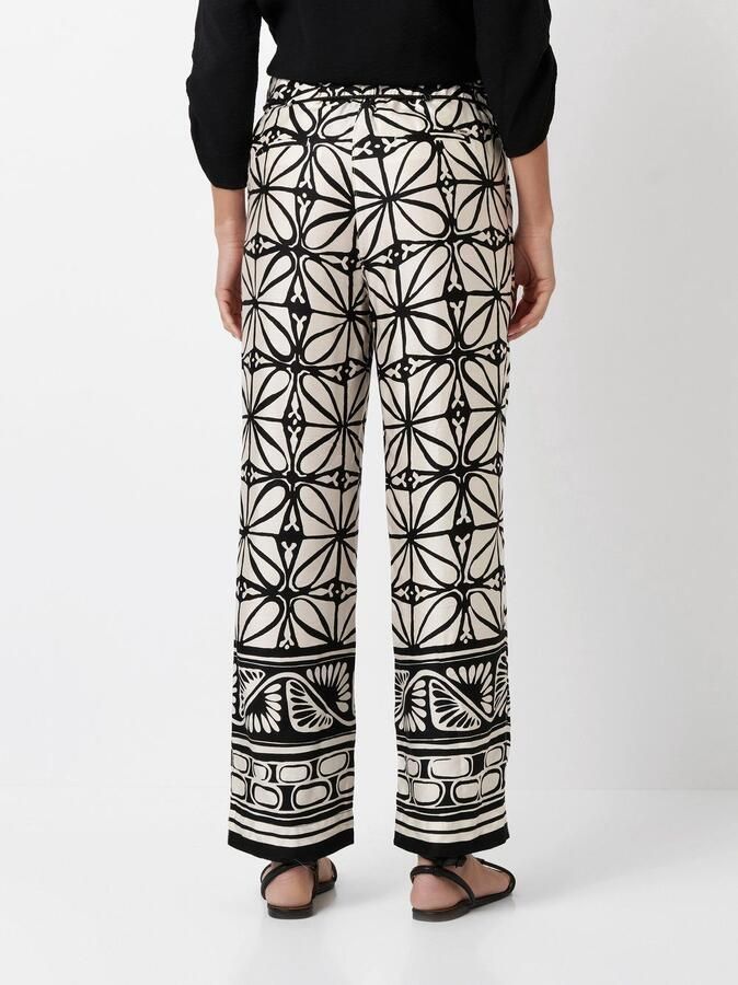 TONI Palazzobroek Luisa Palazzo met grafische randprint - Foto 4