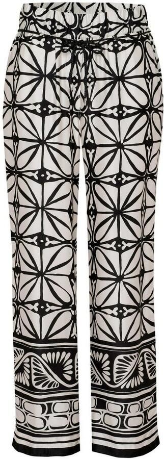 TONI Palazzobroek Luisa Palazzo met grafische randprint - Foto 3