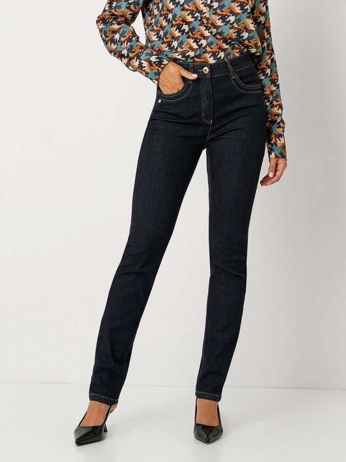 TONI Slim fit jeans BE Loved met modieuze contrastnaden - Foto 4