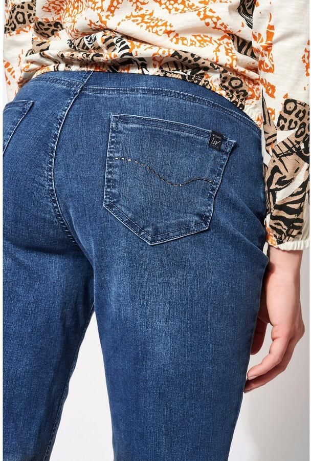 TONI Slim fit jeans Liv in five-pocketsstijl - Foto 4