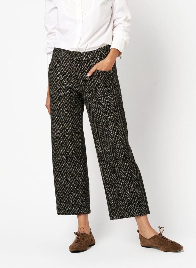 TONI Stoffen broek Sue Wide Chic 7 8 Zomerbroek met zakken - Foto 4