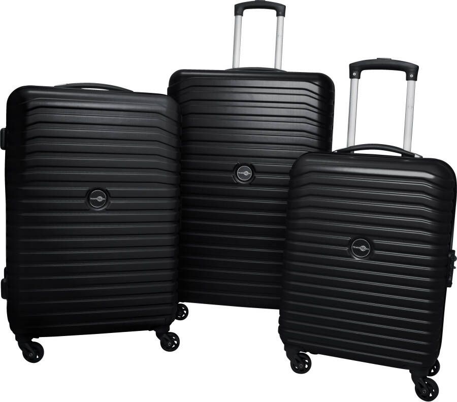 Travel Pal Trolleyset Derry Kofferset reisbagage harde koffer-trolley-set met cijferslot (3-delig)