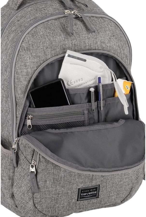 Travelite Laptoprugzak BASICS Melange Vrijetijds rugzak werk rugzak school rugzak reis rugzak - Foto 5