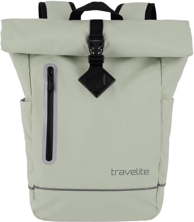 Travelite Vrijetijdsrugzak BASICS roll-up rugzak zeil Wandelrugzak Reisrugzak Streetpack Werkrugzak - Foto 4