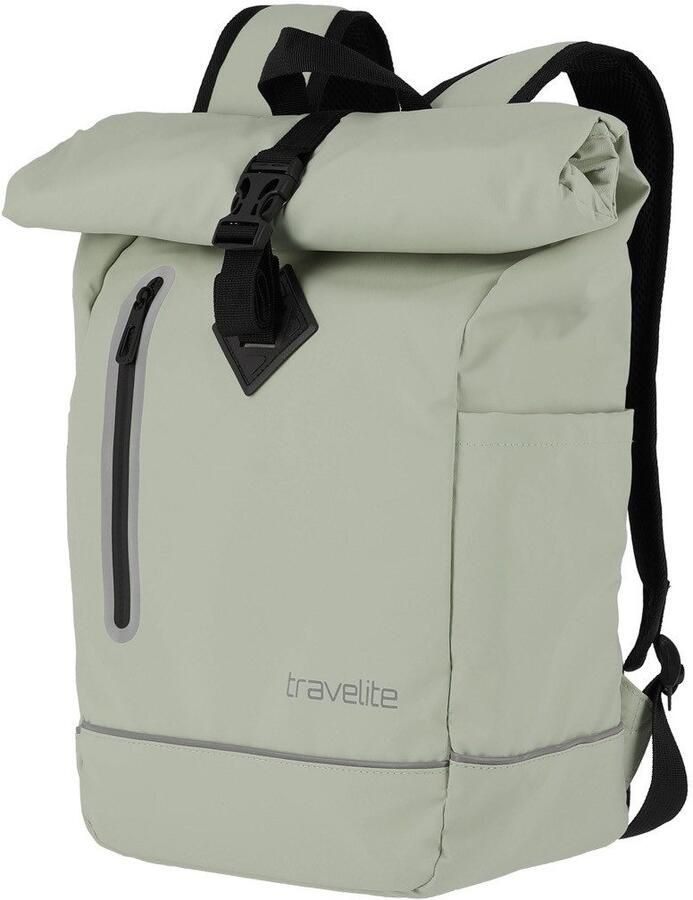 Travelite Vrijetijdsrugzak BASICS roll-up rugzak zeil Wandelrugzak Reisrugzak Streetpack Werkrugzak - Foto 2
