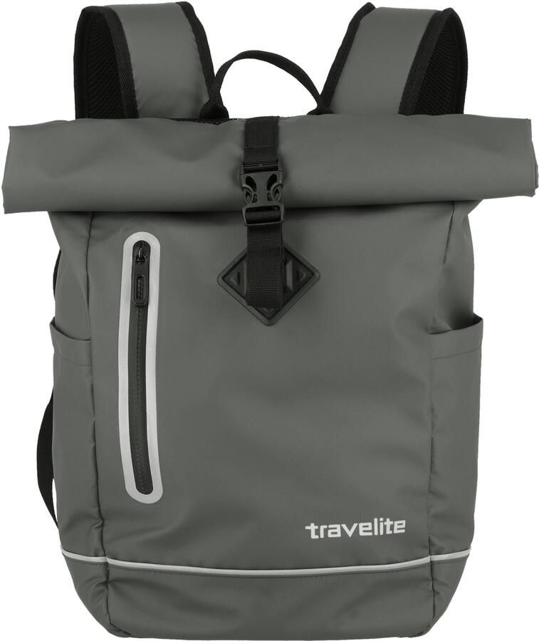 Travelite Vrijetijdsrugzak BASICS roll-up rugzak zeil Wandelrugzak Reisrugzak Streetpack Werkrugzak - Foto 5