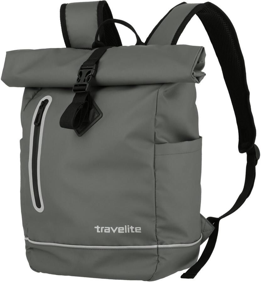 Travelite Vrijetijdsrugzak BASICS roll-up rugzak zeil Wandelrugzak Reisrugzak Streetpack Werkrugzak - Foto 2